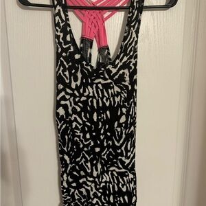 Rue21 Monochrome Animal Print Top